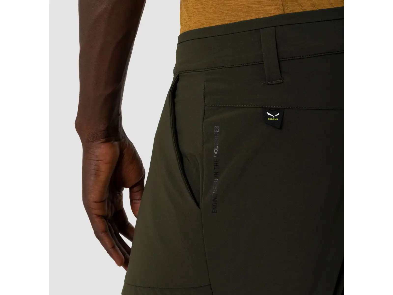 Salewa Puez Durastretch Cargo męskie spodnie Black Out