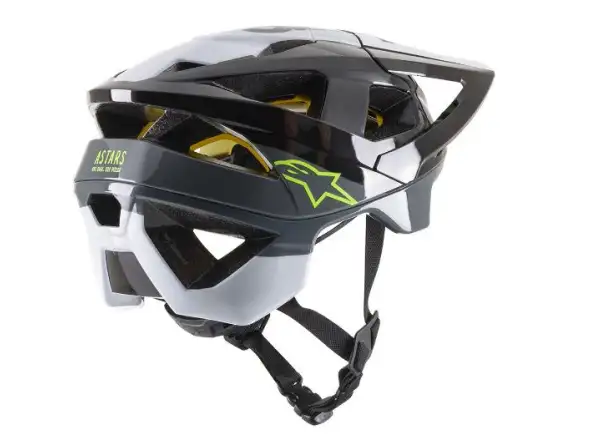 Alpinestars Vector Tech MIPS Pilot kask black/white/cool grey glossy