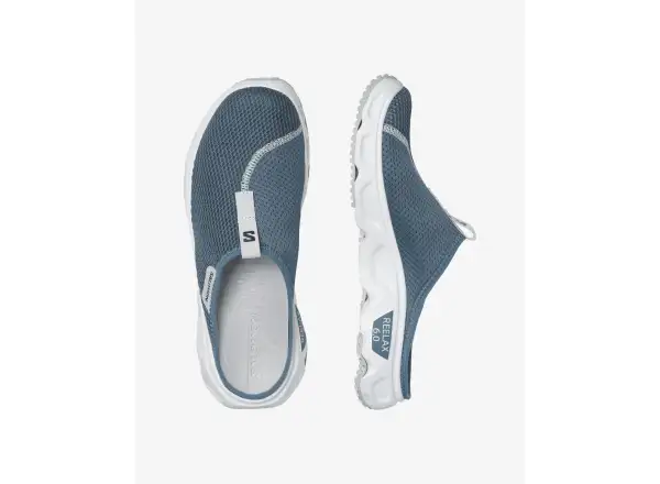 Salomon Reelax Slide 6.0 męskie klapki Blue Ashes/White/Pearl blue