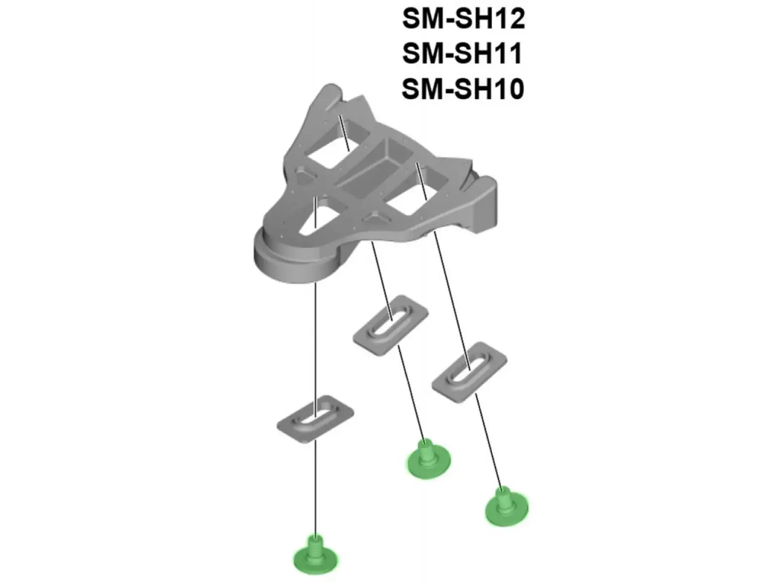 Shimano śruby mocujące do PD-R9100