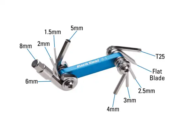 Park Tool IB-2 multitool I-Beam 10 funkcji