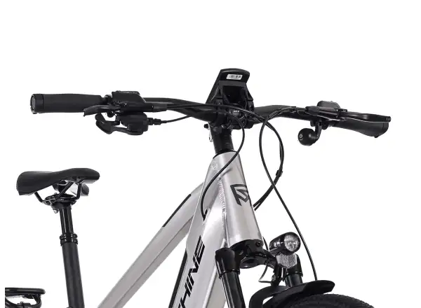 Rock Machine eSTORM 70 TOUR górski rower elektryczny Gloss Silver/Black/Grey