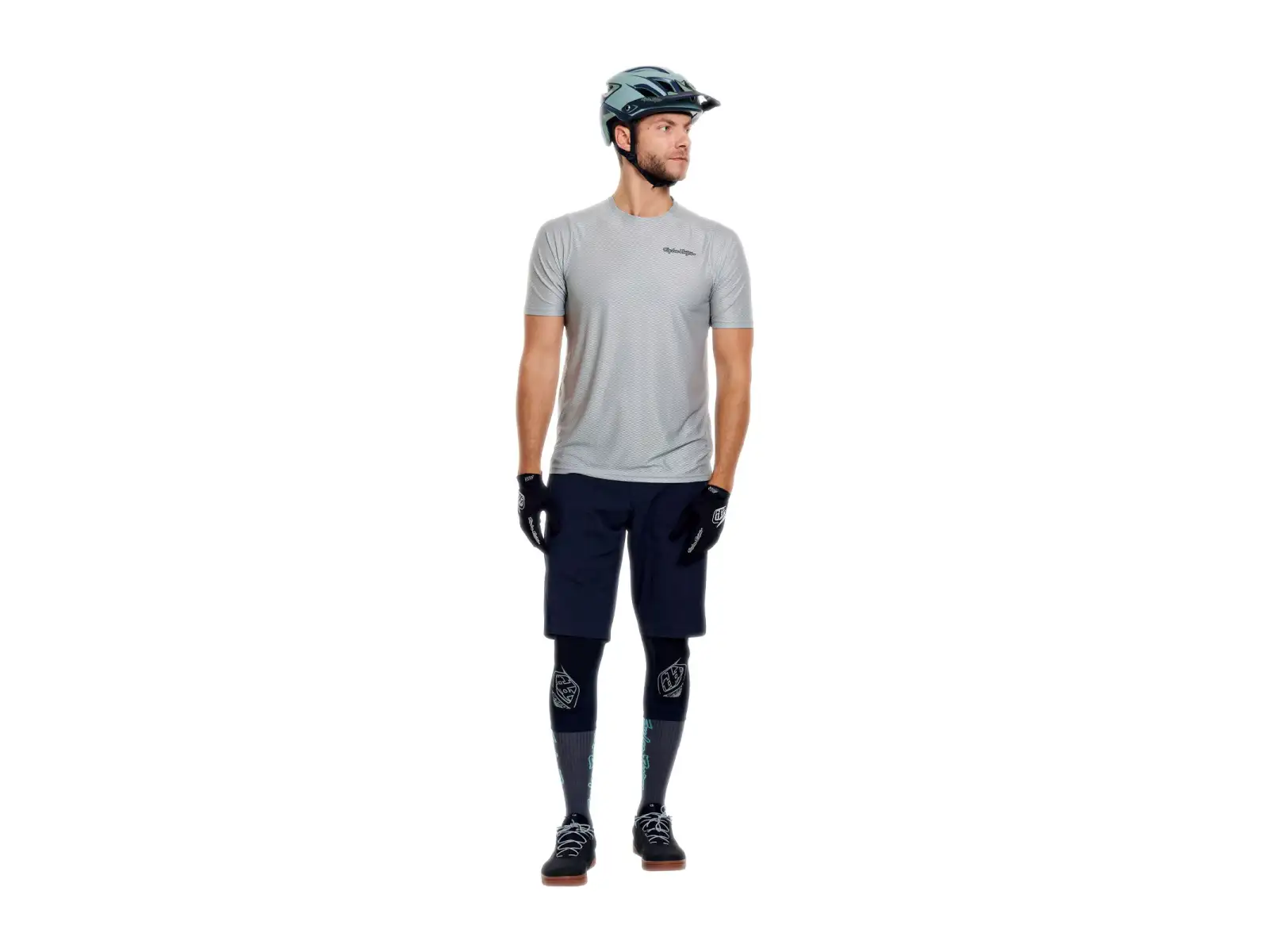 Troy Lee Designs Skyline Pro Air męska koszulka rowerowa krótki rękaw Mono Sage
