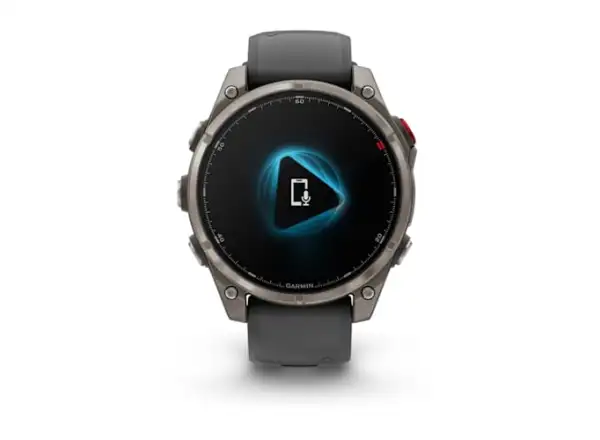Garmin fenix 8 Pro 47 mm AMOLED Sapphire inteligentny zegarek Titanium Graphite/Black