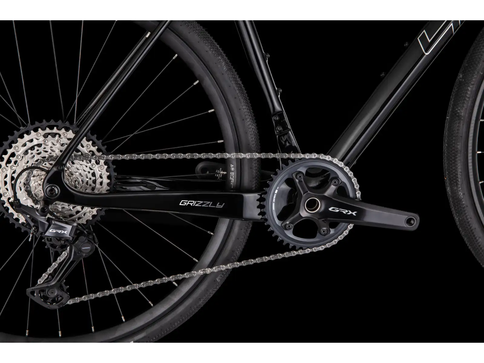 4Ever Grizzly Elite rower gravel black