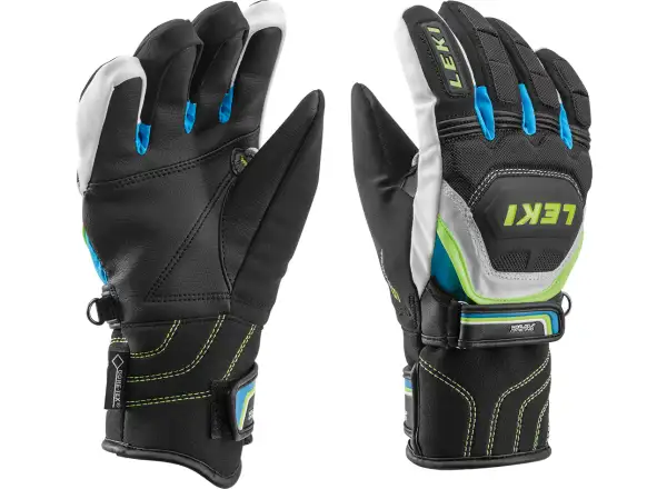 Leki Worldcup Race Coach Flex S GTX Junior dziecięce narciarskie rękawice black/white