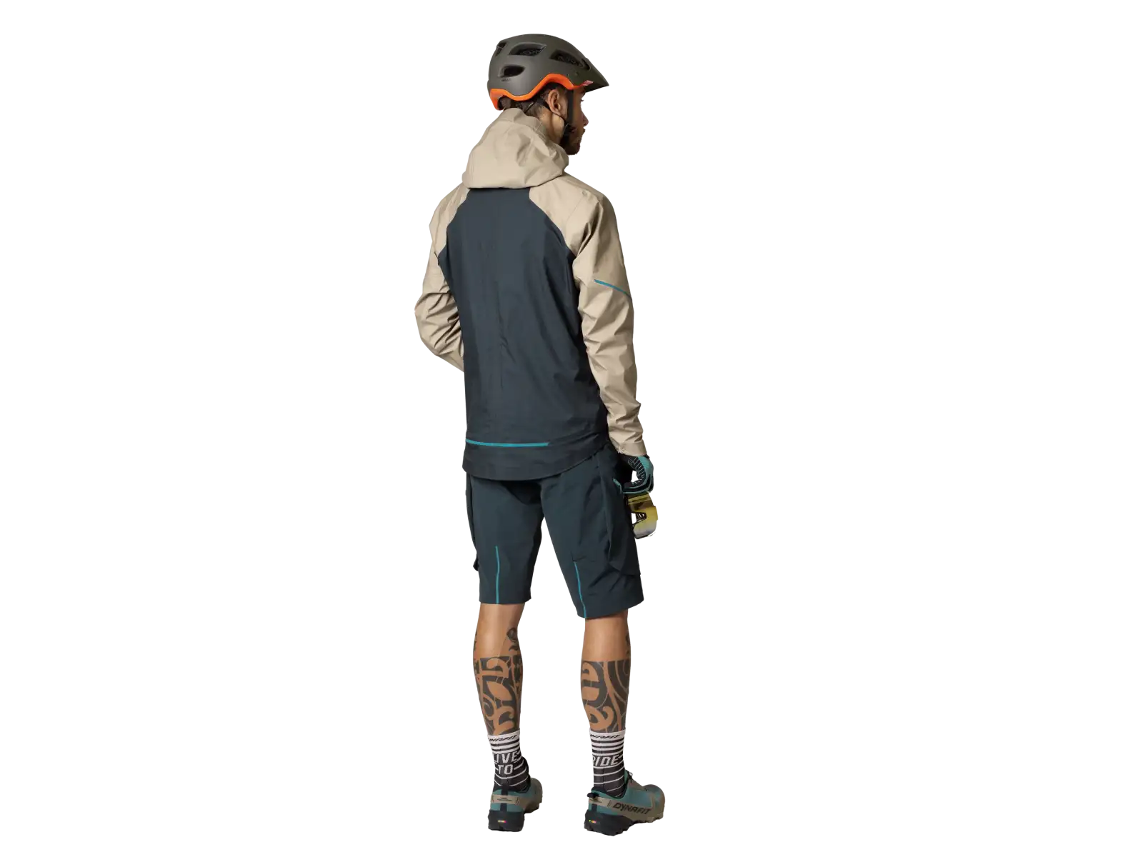 Dynafit Ride 3L męska kurtka rowerowa Rock Khaki