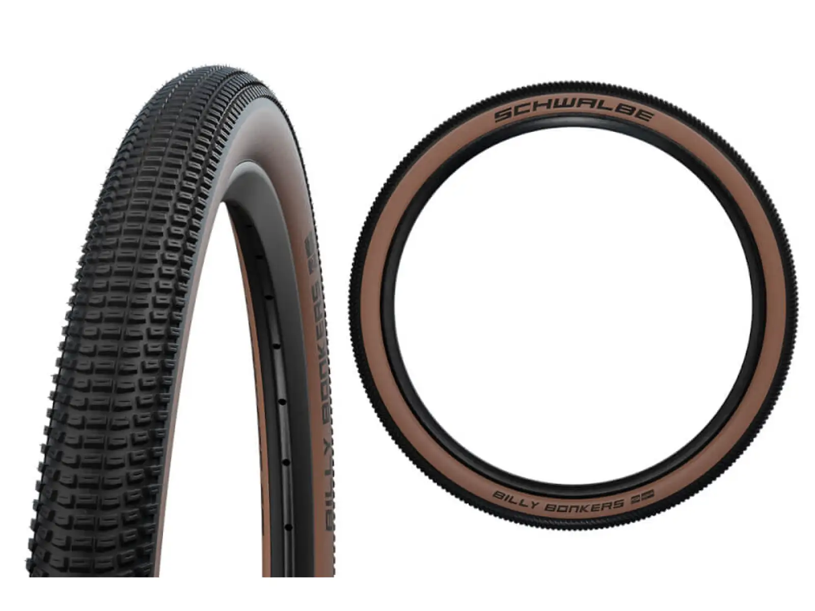 Schwalbe Billy Bonkers Addix Performance 20" opona kevlar czarna/brązowa