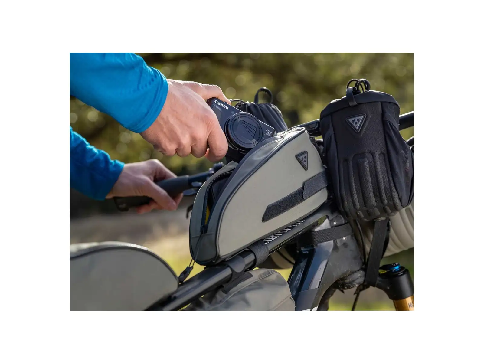 Topeak TopLoader torba na ramę 0,75 l zielona
