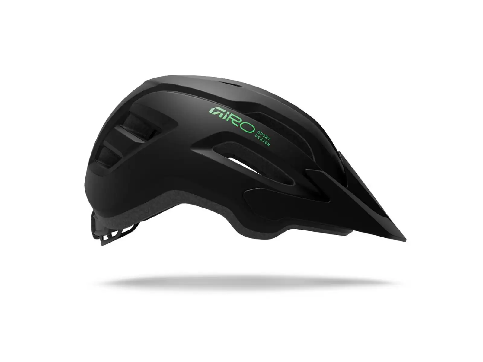 Giro Fixture II Youth dziecięcy transport Mat Black/Vivid Green