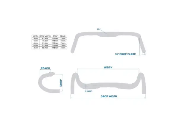 Ritchey Comp Butano Internal Routing 38 kierownica czarna