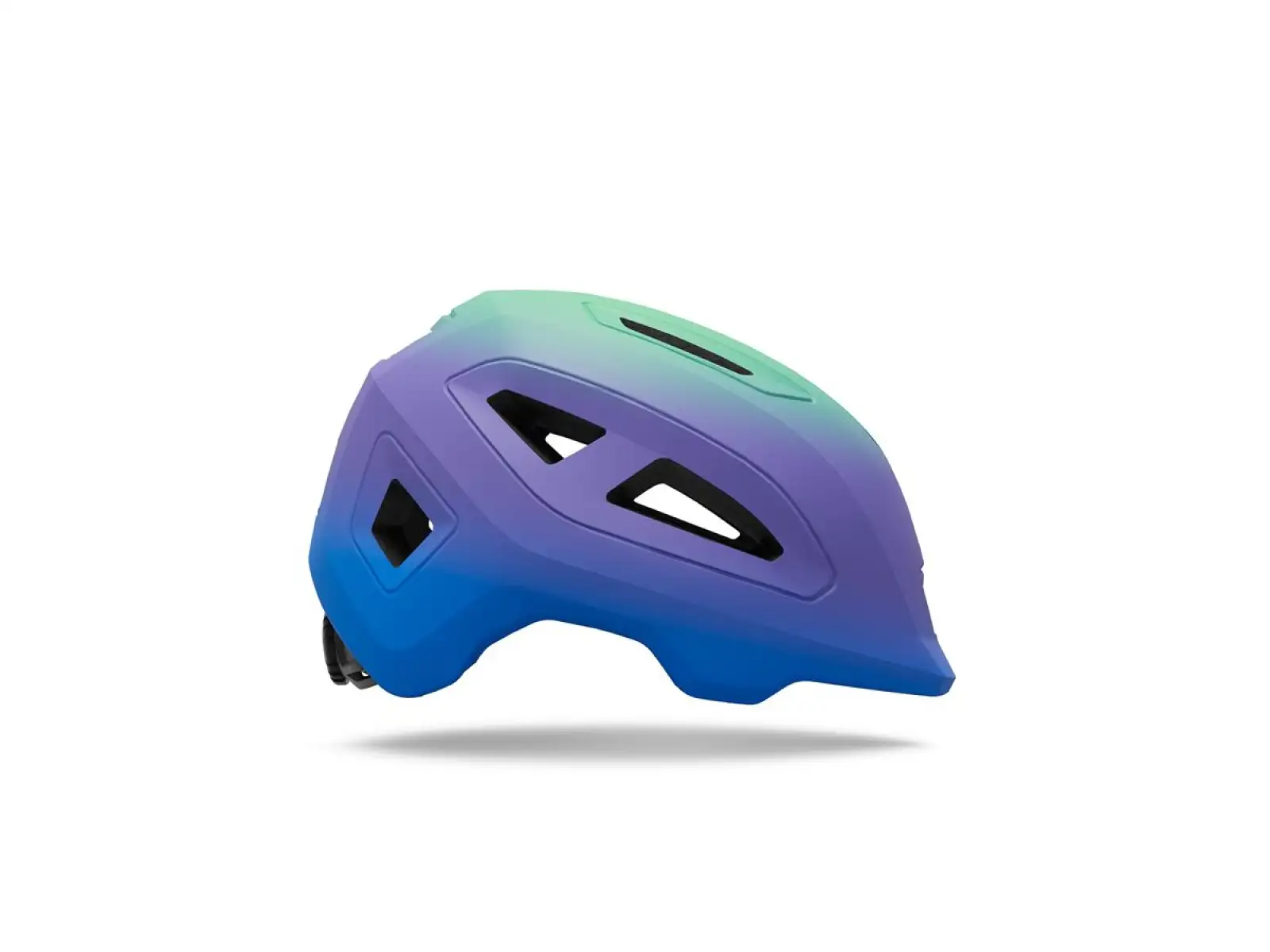 Giro Scamp II dziecięcy kask Mat Blue Jewel/Vivid Green Fade