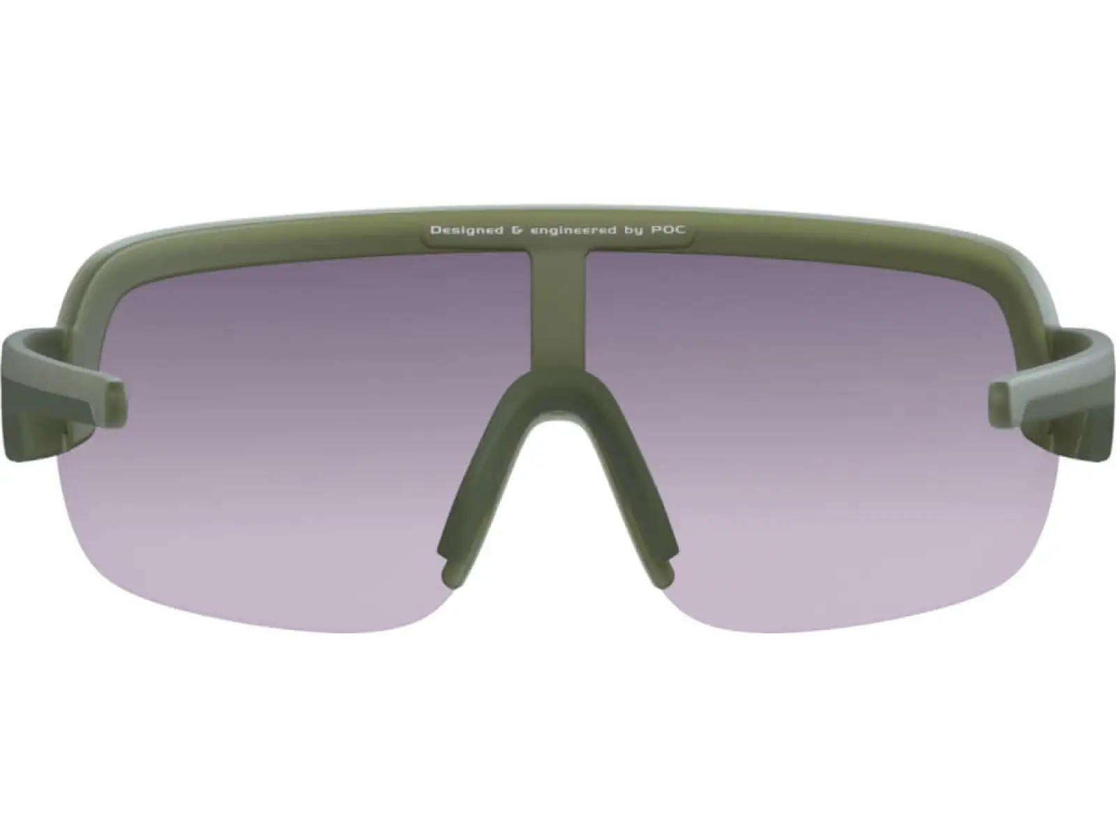 POC Aim okulary rowerowe Epidote Green Translucent
