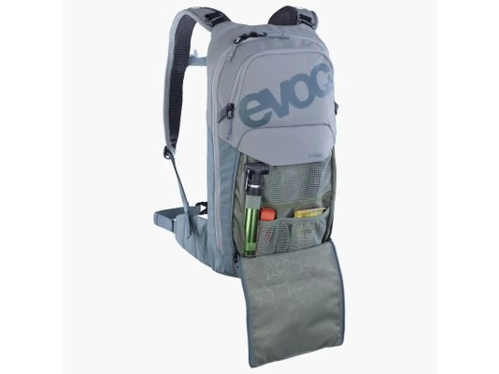 Evoc Stage 6 l plecak Stone Steel + Bukłak 2 l