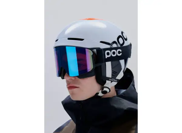POC Obex Connect kask narciarski Hydrogen White/Fluorescent Orange AVIP