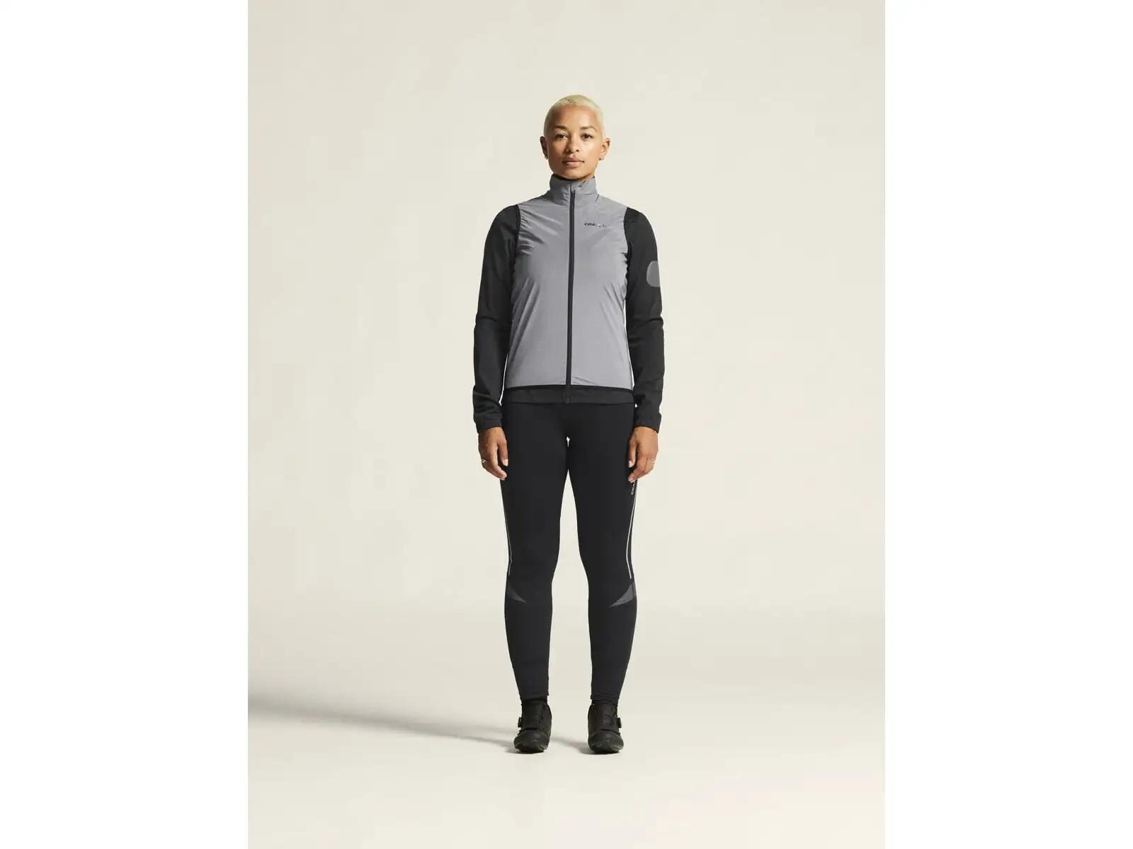 CRAFT ADV Essence Lumen Wind damska kamizelka rowerowa szara