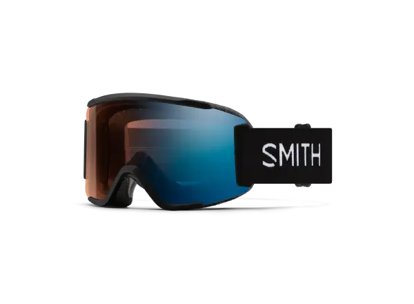 Smith Squad S gogle narciarskie Black / ChromaPop Pro Photochromic Blue Mirror