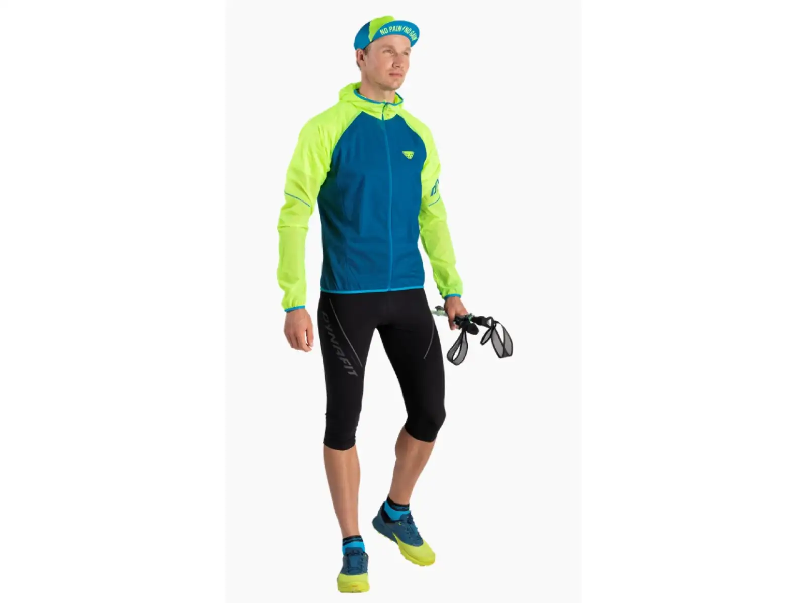 Dynafit Alpine 2 męskie 3/4 legginsy do biegania black out