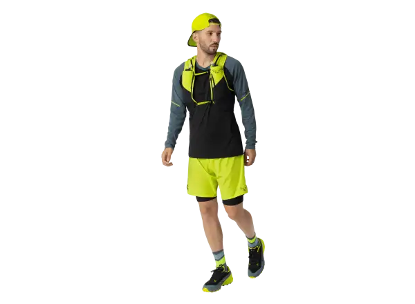 Dynafit Alpine Pro 2w1 męskie spodenki do biegania Ultra Yellow