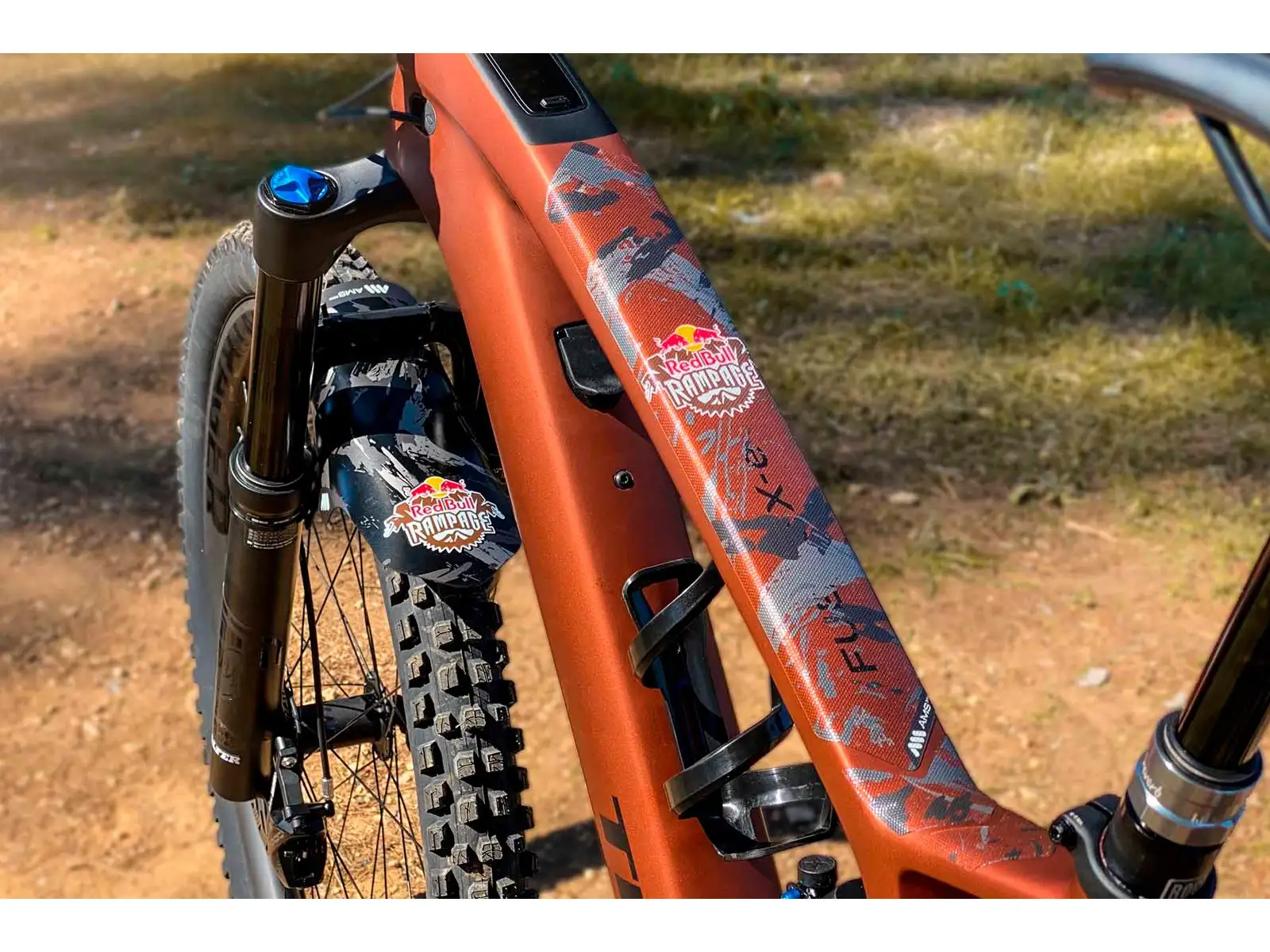 All Mountain Style naklejki ochronne na ramę Extra RedBull Rampage Grey