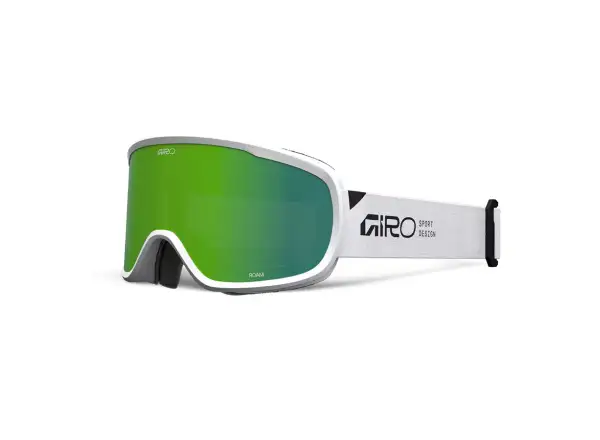 Giro Roam gogle narciarskie White Stacked/Loden Green/Yellow (2 szyby)