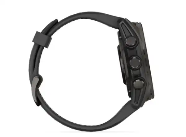 Garmin fenix 8 - 43 mm AMOLED Sapphire inteligentny zegarek Carbon titanium Black/Pebble grey