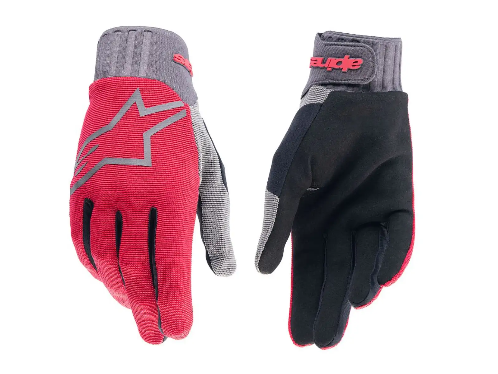 Alpinestars A-Dura rękawice Red Fluo