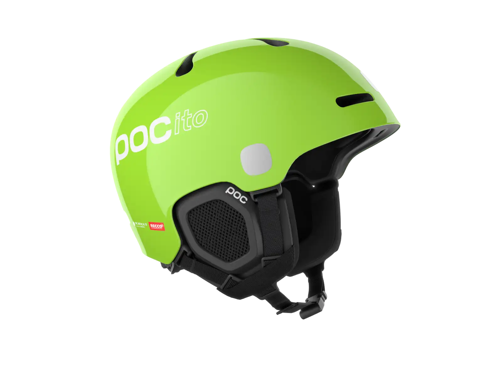 POC POCito Fornix MIPS dziecięcy kask narciarski Fluorescent Yellow/Green