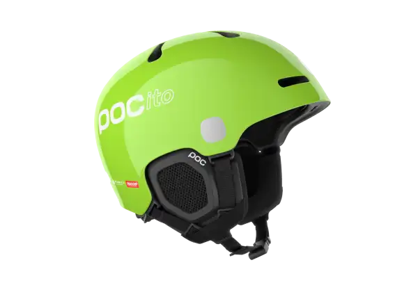 POC POCito Fornix MIPS dziecięcy kask narciarski Fluorescent Yellow/Green