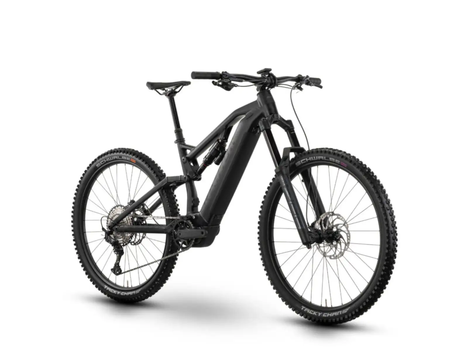 Raymon Trailray 170 Pro pełne zawieszenie rower elektryczny Black Stealth/Iridiscent