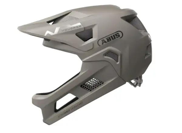 Abus YouDrop FF kask dziecięcy Dust Grey