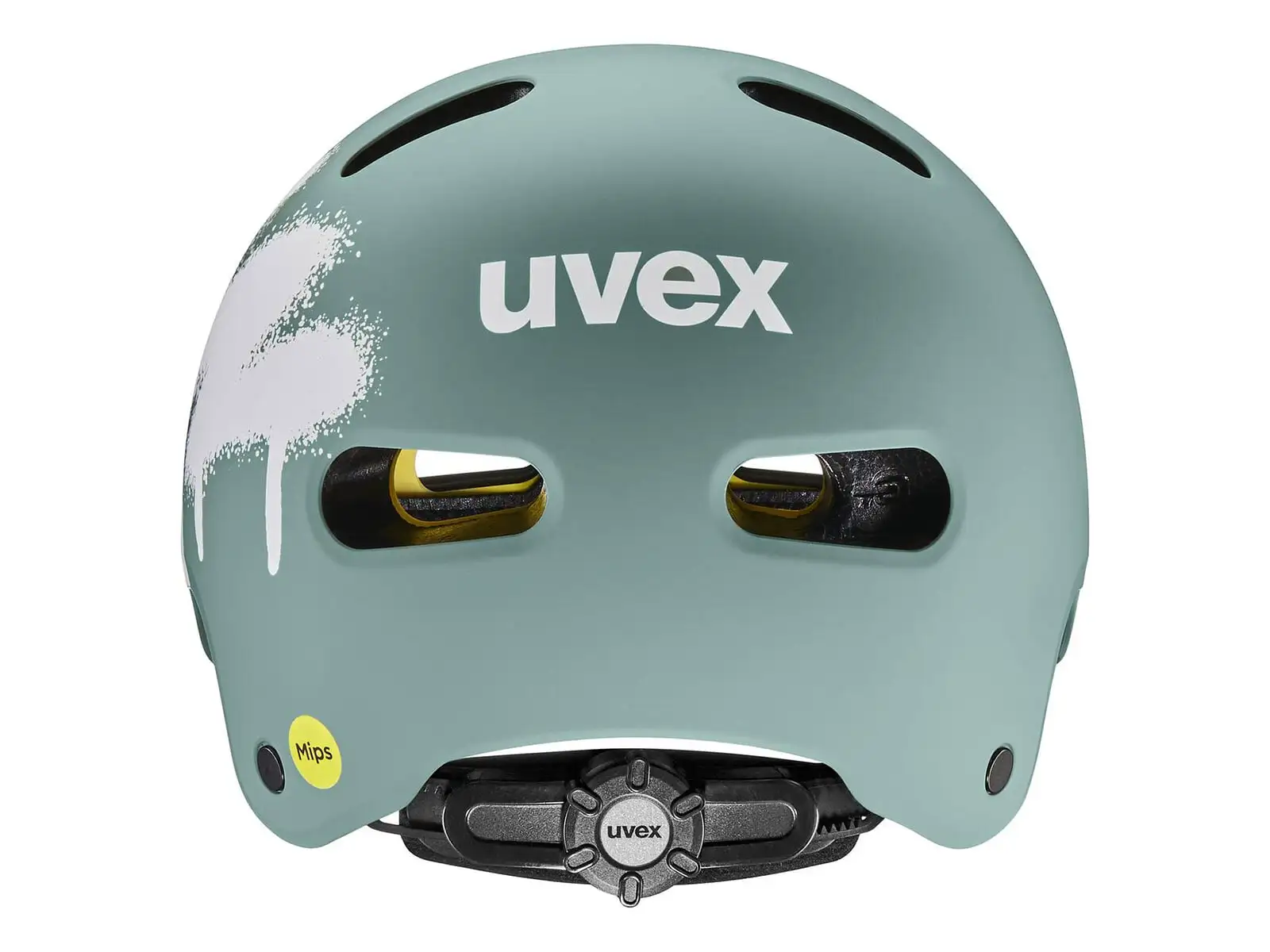 Uvex Kid 4 Style Mips kask dziecięcy Spray Sage Green Matt