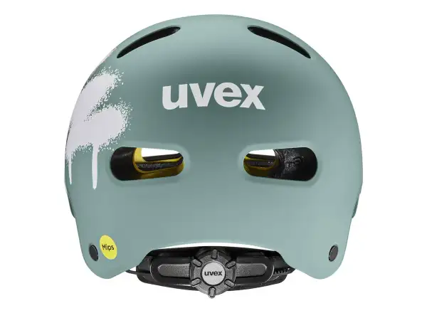 Uvex Kid 4 Style Mips kask dziecięcy Spray Sage Green Matt