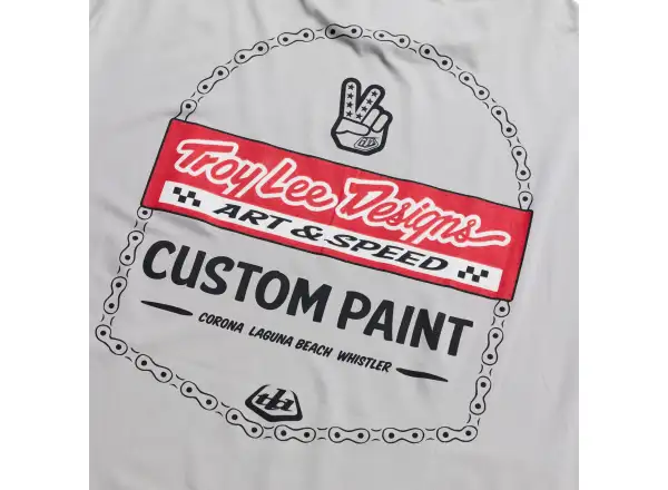 Troy Lee Designs Ruckus Ride Tee męska koszulka rowerowa długi rękaw Custom Paint Mid Gray