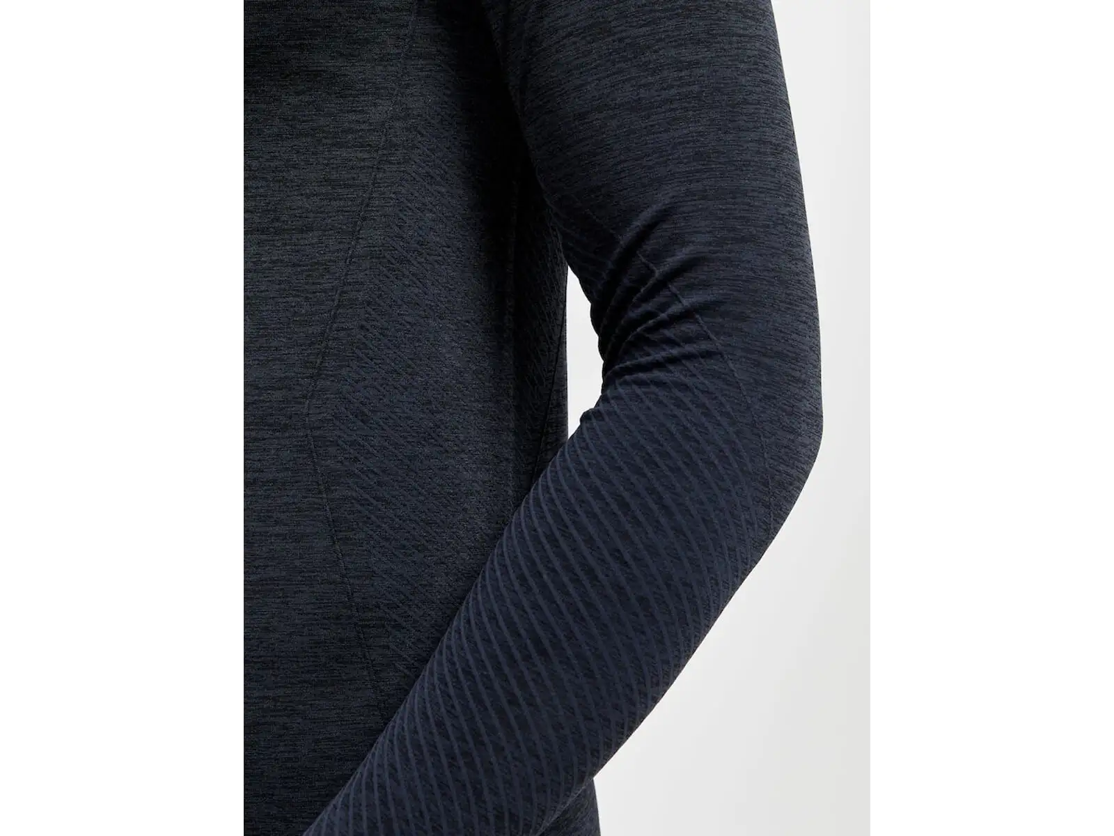 Craft Core Dry Active Comfort Zip męska koszulka długi rękaw czarna