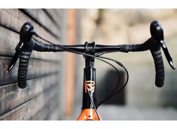 Rock Machine Gravelride 200 gravel rower Gloss Black/Brick Orange/Silver