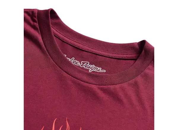 Troy Lee Designs Flame 2 męska koszulka krótki rękaw Sangria