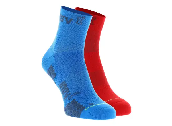 Inov-8 Trailfly średniej wysokości skarpetki blue/red