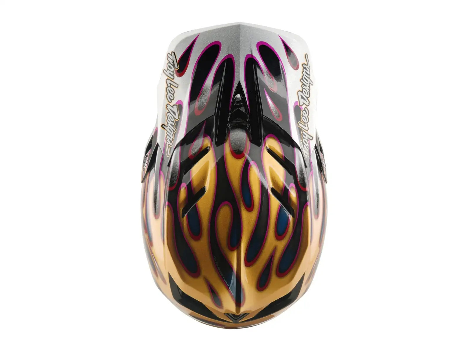 Troy Lee Designs D4 Carbon MIPS kask Overspray Gold/Black