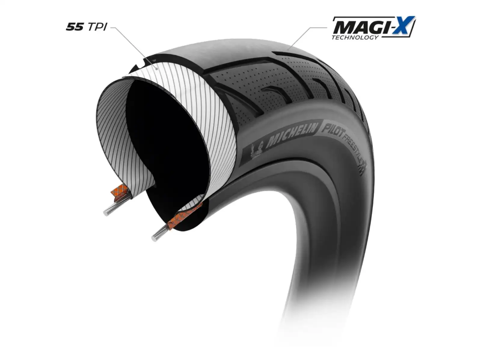 Michelin Pilot Freestyle Racing Line 20" opona drut