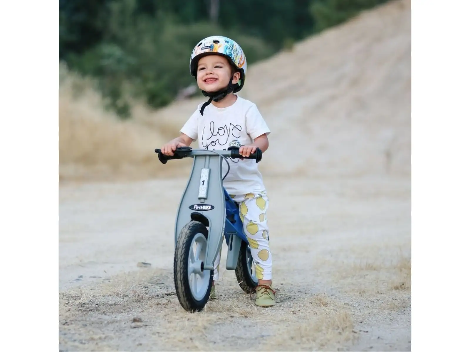 First Bike Street dziecięcy rowerek biegowy niebieska