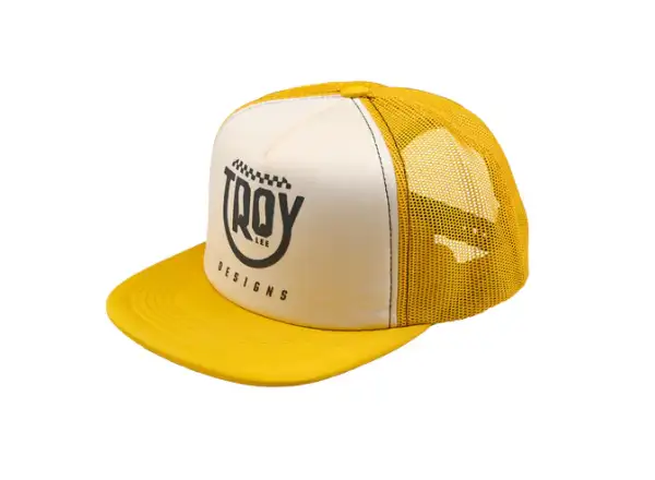 Troy Lee Designs Trucker Snapback Smiley czapka z daszkiem Golden