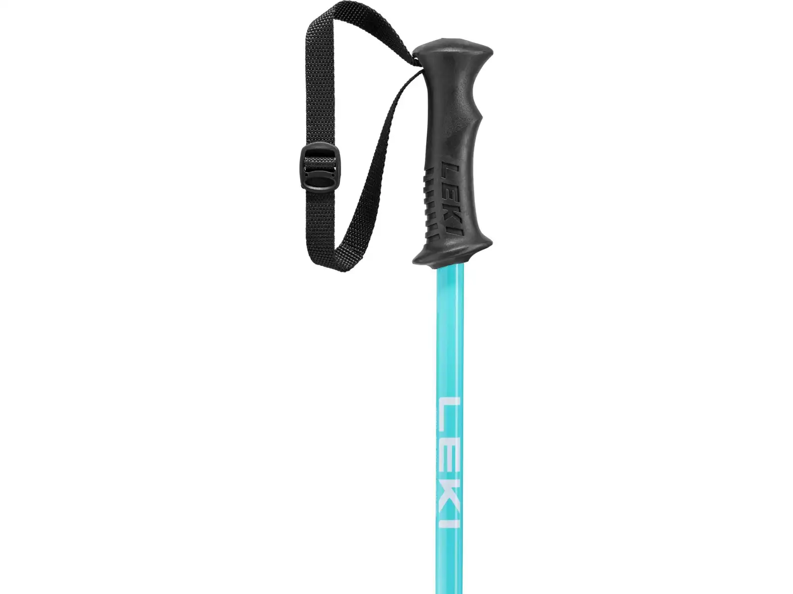 Leki Rider dziecięce kijki narciarskie zjazdowe darkblue-light turquoise-white