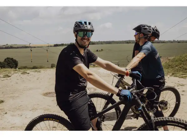 Force MTB Mount męska koszulka z krótkim rękawem czarna