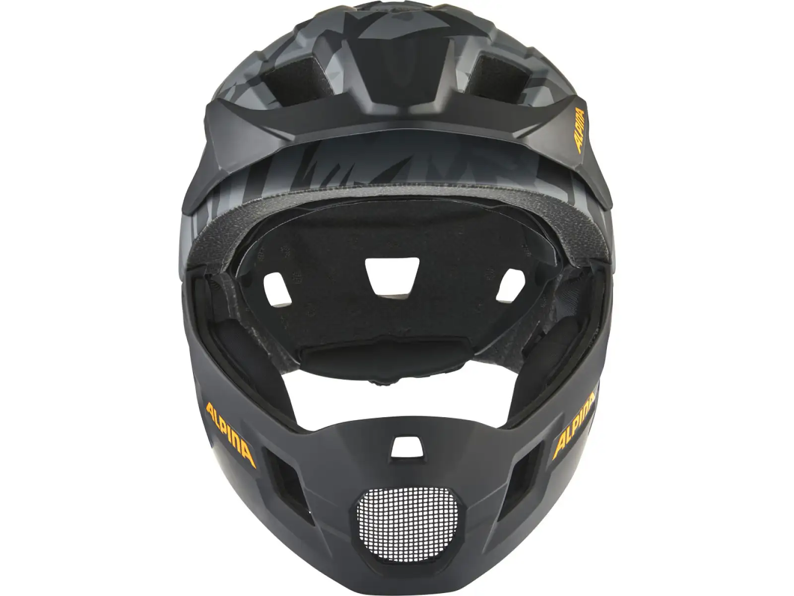 Alpina Rupi dziecięcy kask Black/Camo Orange Matt