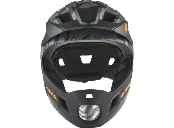 Alpina Rupi dziecięcy kask Black/Camo Orange Matt