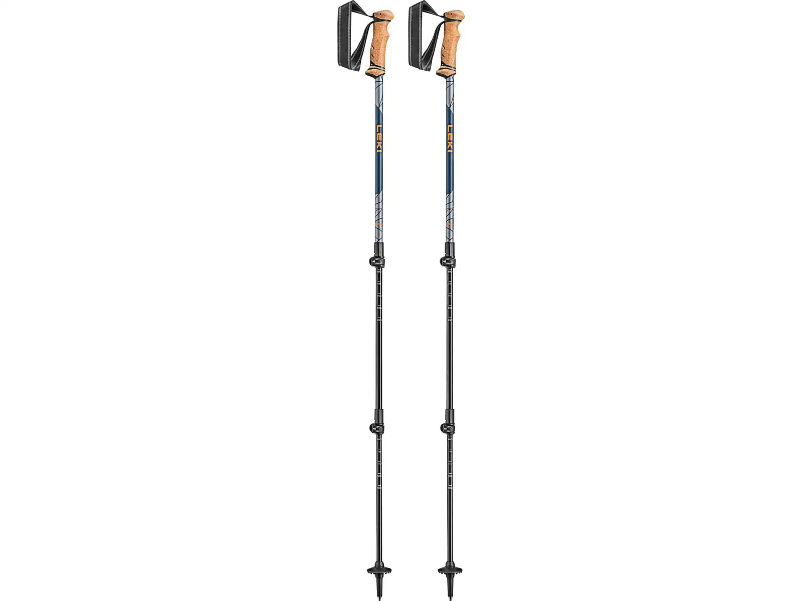 Legacy Lite kije trekkingowe Orange/Denimblue/Light anthracite