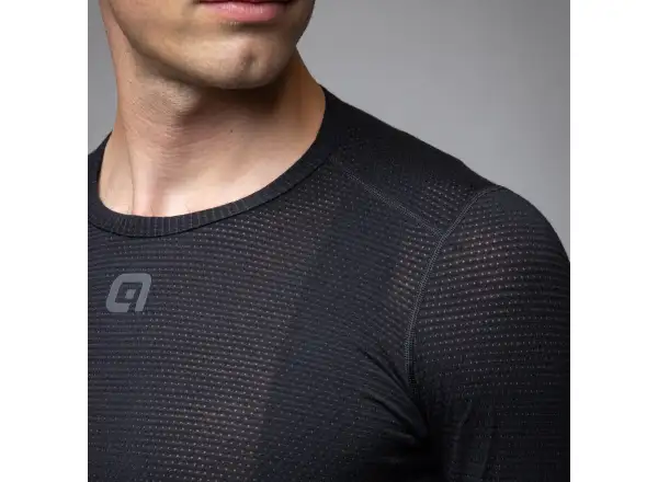 Alé Intimo Merino męska bielizna termoaktywna z długim rękawem Black