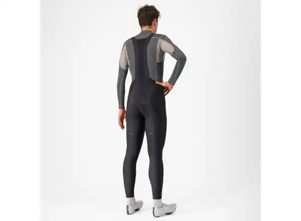 Castelli Espresso Bibtight męskie spodnie z szelkami i wkładką Black