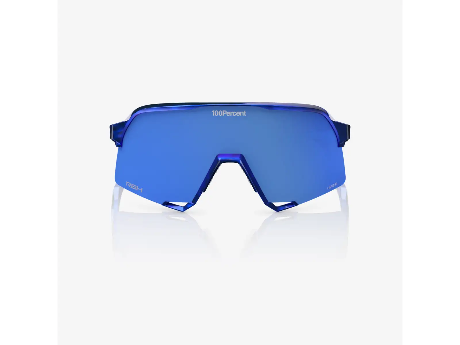 100% S3 okulary RBH Gloss Blue Holographic/HiPER Royal Blue Mirror Lens